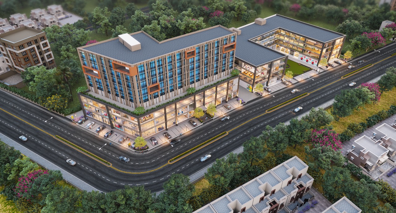 Modern Commercial Complex Construction